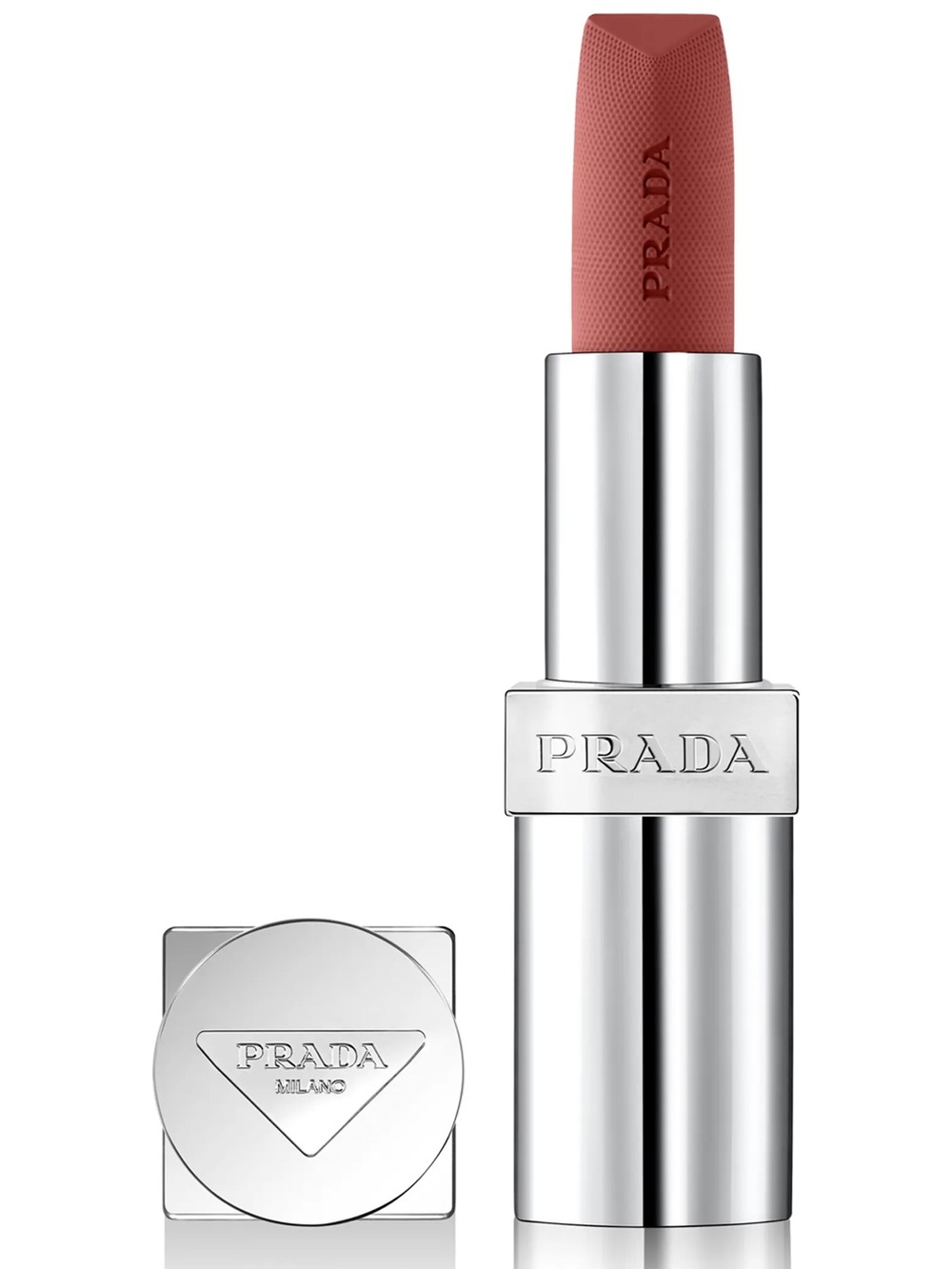 New Prada Monochrome Soft Matte Lipstick - B106 Caramel